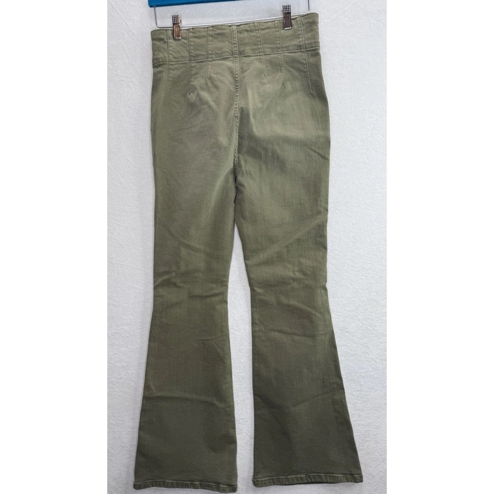Free People We The Free Jayde Flare Jeans in Green Size 29‎ NWT - Picture 4 of 10